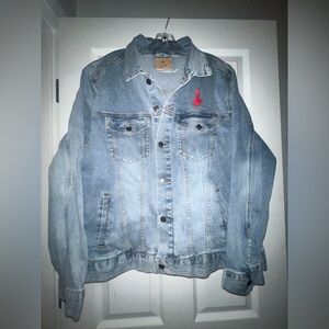 Women’s Makers Mark Bourbon Denim Jacket sz XL